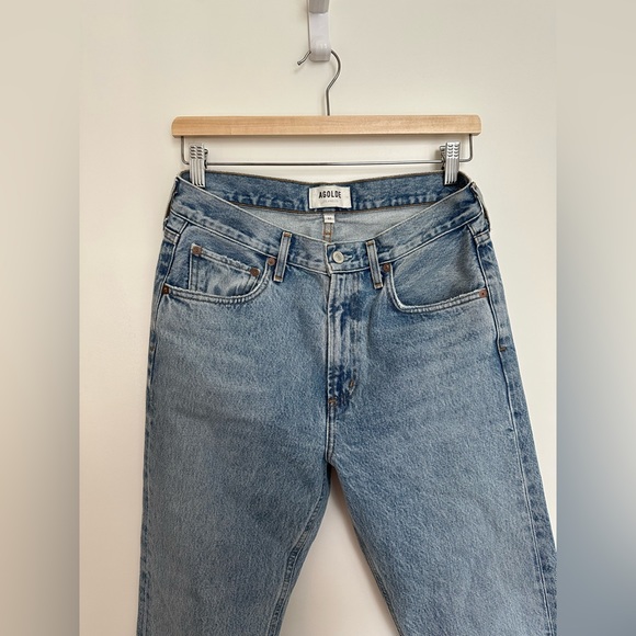 Agolde Cherie High Rise Straight Jeans - Picture 3 of 7